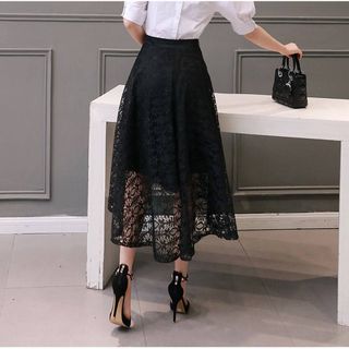 Chân váy REN vạt chéo