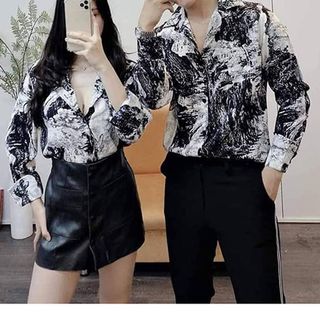 Áo sơ mi hoạ tiết 3D