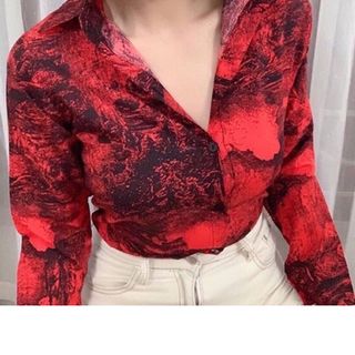 Áo sơ mi hoạ tiết 3D