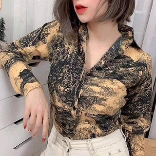 Áo sơ mi hoạ tiết 3D