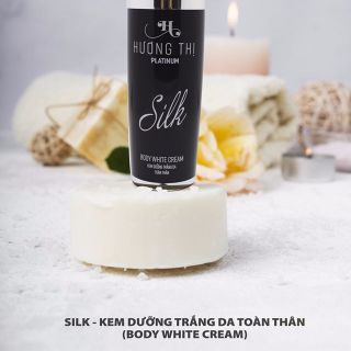 Kem dưỡng trắng toàn thân Hương Thị Silk Body White Cream 120g