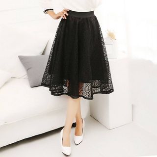 Chân váy ren hoa thời trang