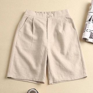 Quần short đũi xước khuy chất mát