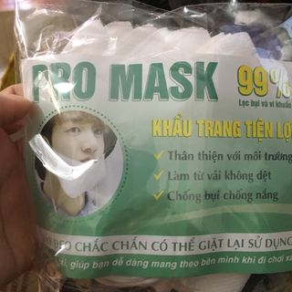 Khẩu trang vải không dệt cao cấp thiết kế 3D