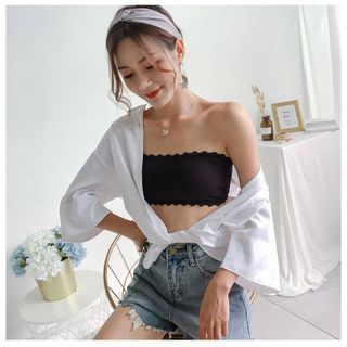 Áo ỐNG cotton tập GYM siêu co giãn ( bra cotton)