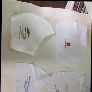 Xưởng may khẩu trang vải kháng khuẩn có in logo, giá rẻ
