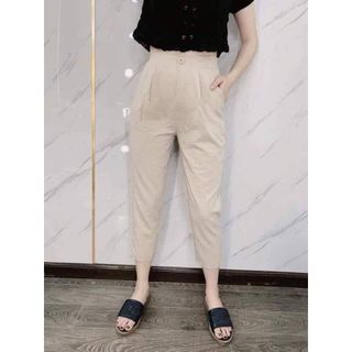Quần baggy đũi xước có khuy siêu hot