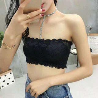 Aó Ngực Ren Quây Hoa Không Dây