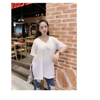Áo phông CỔ TIM XẺ TÀ CÓ TÚI siêu hot
