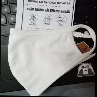 Khẩu trang vải kháng khuẩn in logo giá rẻ