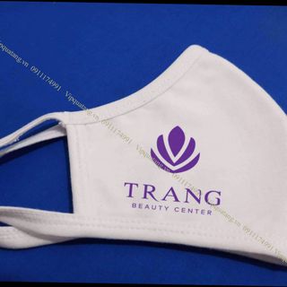 Khẩu trang vải kháng khuẩn in logo giá rẻ