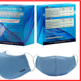 Khẩu trang vải kháng khuẩn chuẩn kmens 1 hộp 10 cái