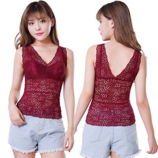 áo ren cổ tim sexy