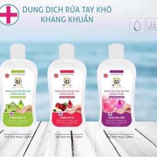 Dung dịch rửa tay khô kháng khuẩn 120ml