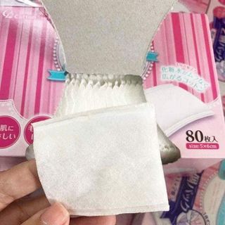 Bông tẩy trang Clean Puff Nhật Bản (Set 2 hộp 160 miếng)