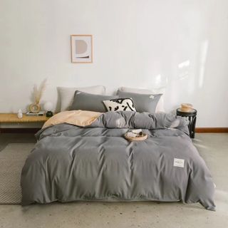 Bộ Chăn Ga Cotton Tixi Hàn Quốc 2 màu