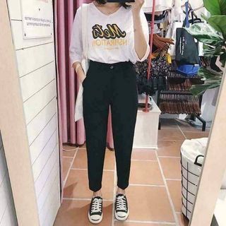 Quần công sở nữ - Chất tuyết mưa cao cấp