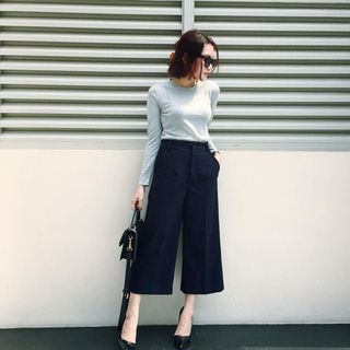 Quần culottes ống thời trang cho bạn nữ