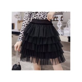 Chân váy ren NHIỀU TẦNG NGẮN có quần bên trong