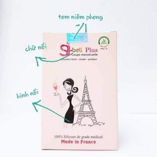 Cốc nguyệt san Sibell cup nhập khẩu chuẩn