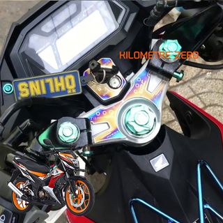 Bộ Tem Titan Dán Ghi Đông & Chụp Khóa SONIC 150cc