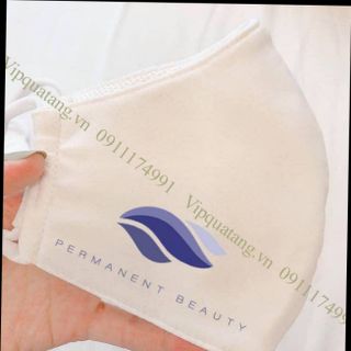 Khẩu trang vải in logo 4