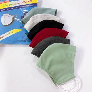 Khẩu trang cotton 4 chiều Sagoniz