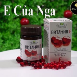 Viên uống VITAMIN E MIRROLLA Nga đẹp da, chống lão hóa giá sỉ