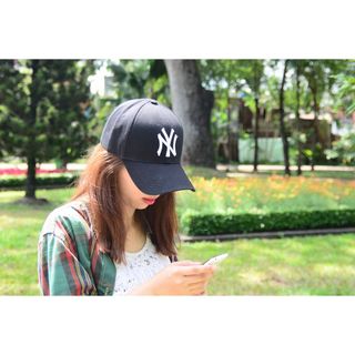 Mũ lưới trai thêu NY trẻ trung, phong cách