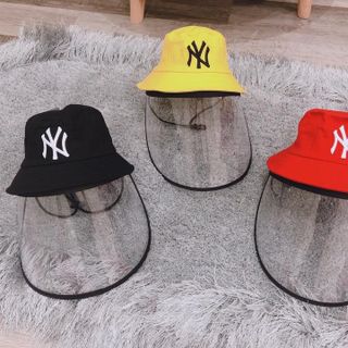 nón CHỐNG DỊCH bucket 2 mặt NY và HOA CÚC CÓ KÍNH