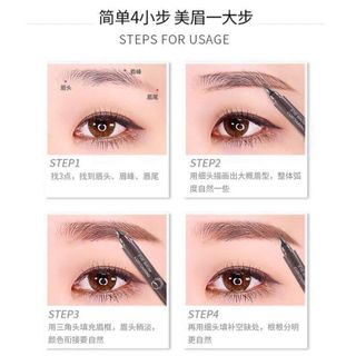 Chì Kẻ Mày Phẩy Sợi 4D NOVO