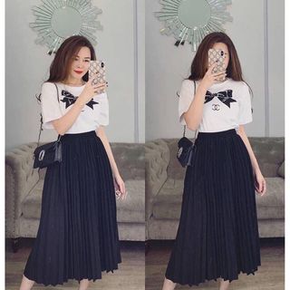 Chân Váy Dập Ly Quảng Châu