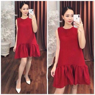 Đầm Dáng Suông Đuôi Cá