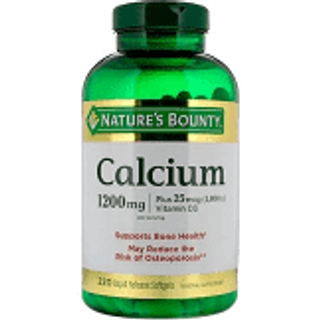 Viên uống bổ sung Canxi và vitamin D3 Nature's Bounty Calcium 1200 mg