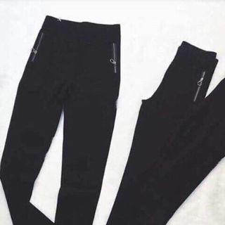 Quần legging 2 khoá sườn chất Hàn