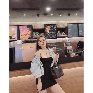 Váy 2 dây sợ nhỏ sexy mix đồ đẹp
