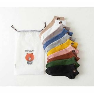Tất túi họa tiết GẤU siêu đáng yêu ( 10 đôi)