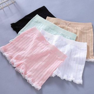 Quần đùi short mặc trong váy gân tăm