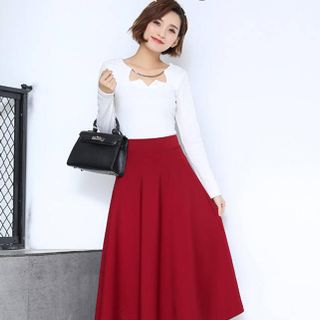 Chân váy HAI TÚI DÀI không lỗi mốt