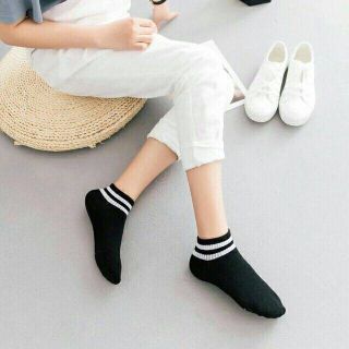 Set 10 đôi tất kẻ cổ HÀN QUỐC