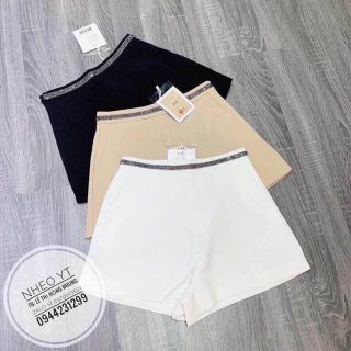 Quần short cạp kim tuyến hai túi bên siêu hot