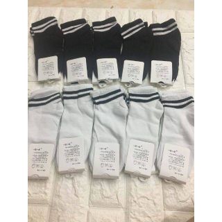 Set 10 đôi tất kẻ cổ HÀN QUỐC