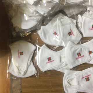 khẩu trang vải dệt kim kháng khuẩn in logo