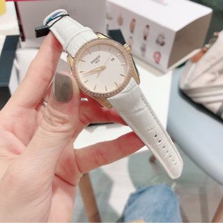 Đồng hồ Ts da nữ viền đá