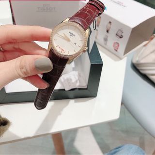 Đồng hồ Ts da nữ viền đá