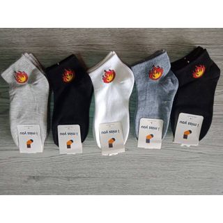 Combo 10 đôi TẤT LỬA chất cotton đanh, co giãn tốt