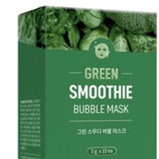 Mặt nạ (sủi) bọt_Verobene Green Smoothie Bubble Mask 5g x10ea (Hàn Quốc)