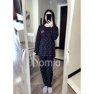Bộ Pink mặc bầu và sau sinh chất cotton đẹp