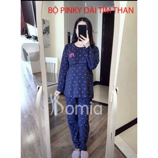 Bộ Pink mặc bầu và sau sinh chất cotton đẹp