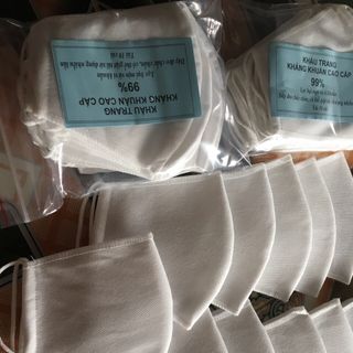 Khẩu trang vải kháng khuẩn 3 lớp